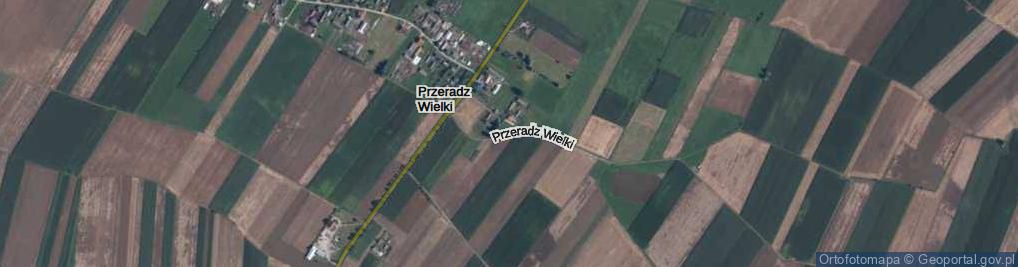 Zdjęcie satelitarne Przeradz Wielki ul.
